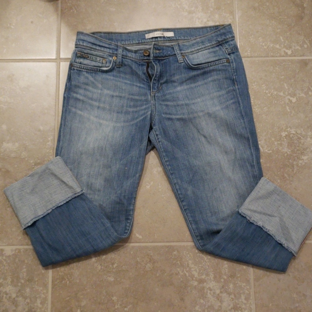 Joe's Jeans, light wash capris
